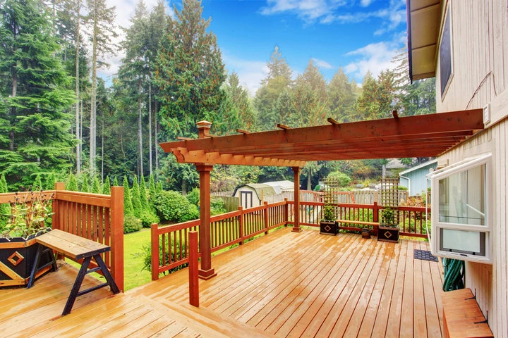 Custom backyard patio designed for relaxing and entertaining in Sacramento